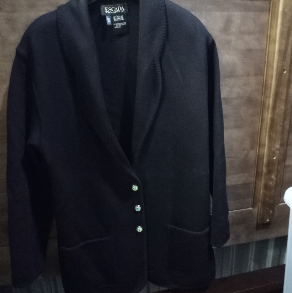 Escada sweater jacket